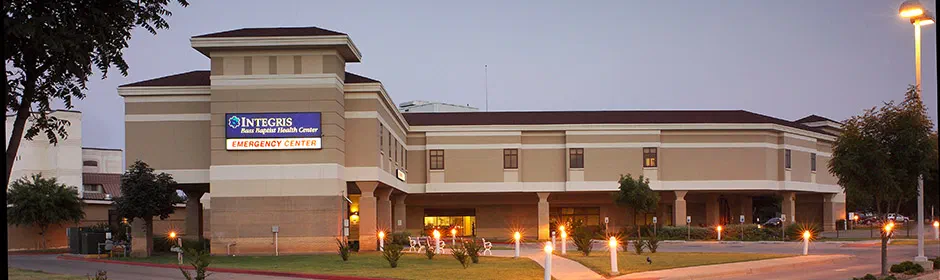 INTEGRIS hospital emergency and women's services expansion exterior in Enid, Oklahoma